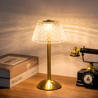 EleGlow - Vintage-Inspirierte Kabellose Tischlampe