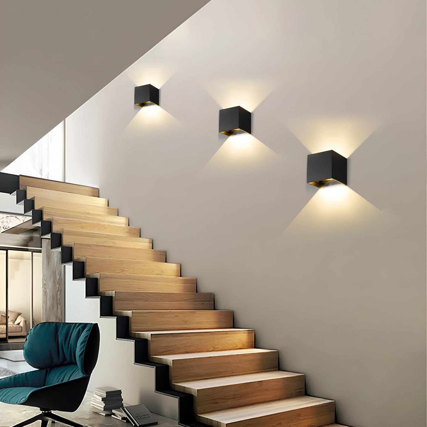 NordicLight 2.0 - Moderne LED-Wandleuchte mit mit Bewegungssensor