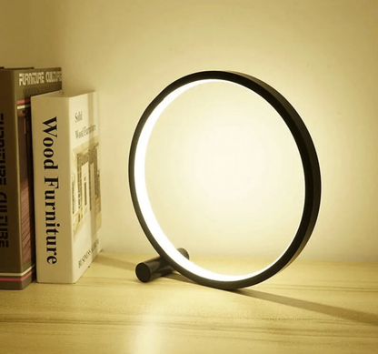 LightCircle - Minimalistische Tischlampe mit Touch- und Dimmfunktion