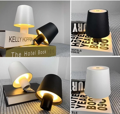 LuxeBottle - Kabellose LED Tischleuchte im Flaschendesign - Dimmbar | USB | Wohnzimmer | Dekoration