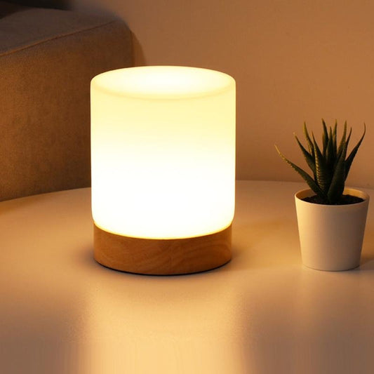 CylinderLight | Minimalistische Tischlampe mit Touch-Funktion und 360° Beleuchtung